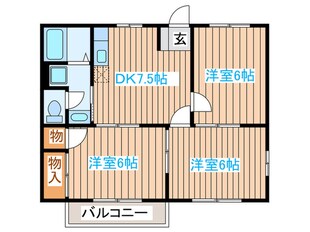 ひよりプラザハイムの物件間取画像